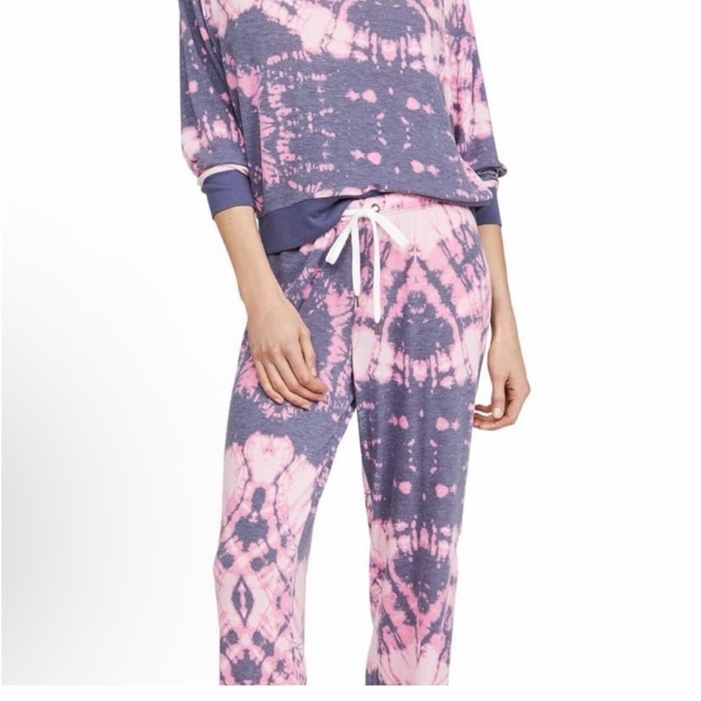 NWOT Honeydew Intimates Pink and Purple Tie-Dye Pajama Set